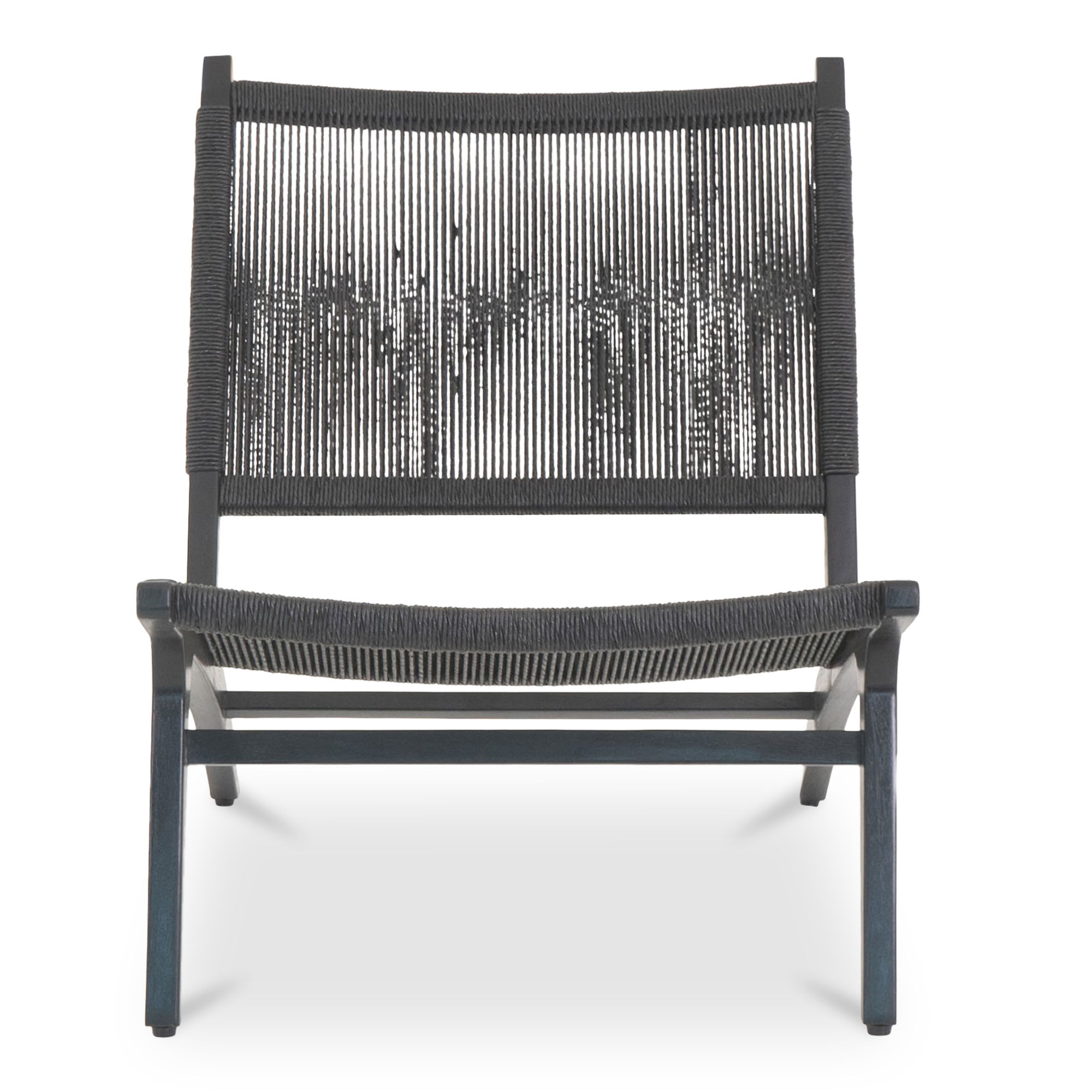 Palma Outdoor Lounge Chair Black large image 