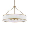 Algiers 8 Light Drum Pendant, Ceiling Light by Uttermost, 19" height x 30" diameter thumbnail 3