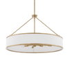 Algiers 8 Light Drum Pendant, by Uttermost, 19" height x 30" diameter thumbnail 3
