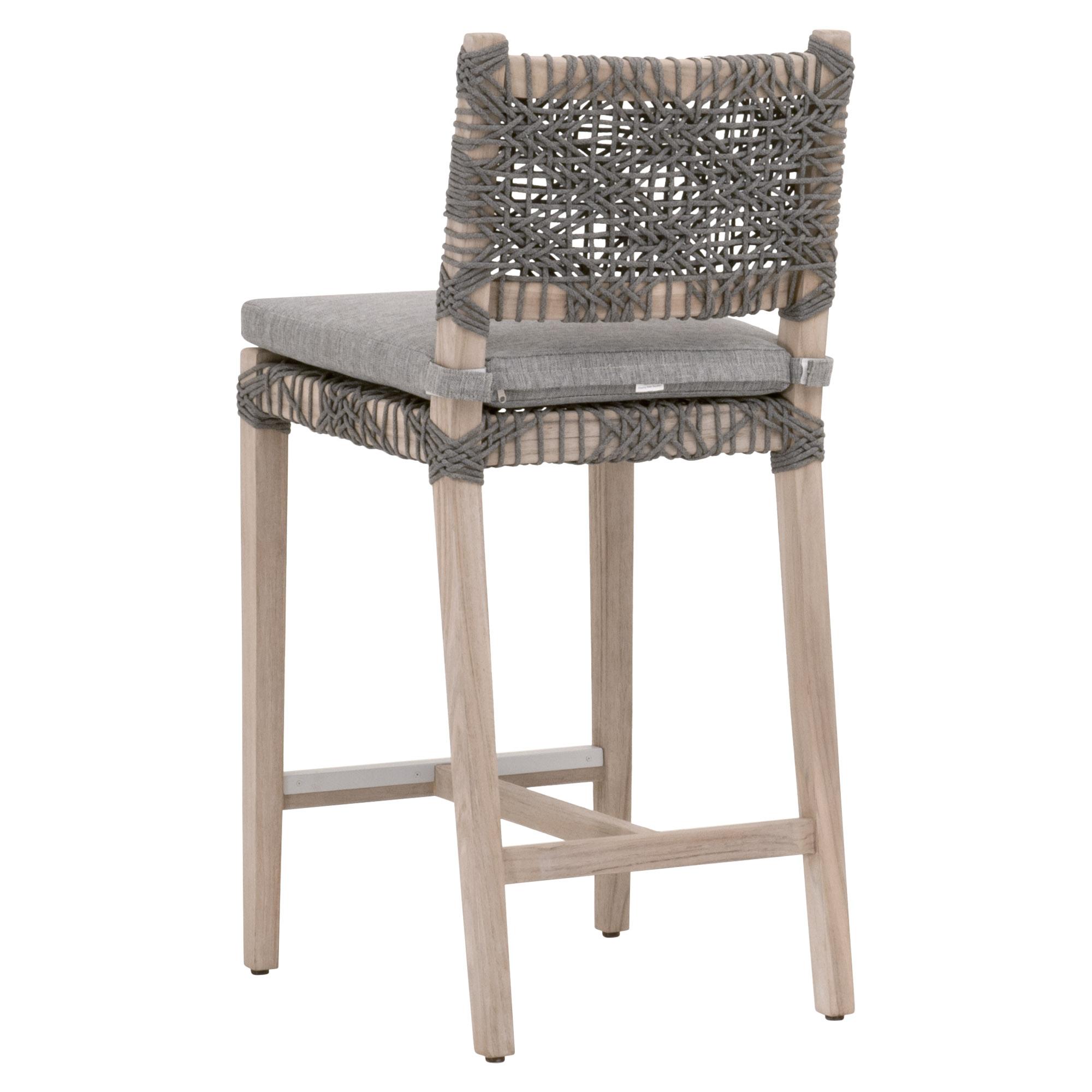 Costa Outdoor Counter Stool, Dining Chair by Essentials for Living, 18.5" width x 40" height x 21.25" depth View 4