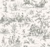 Seasons Toile Grey Wallpaper, by York Wall, 27' length x 2'3" width x 0.02" depth thumbnail 1