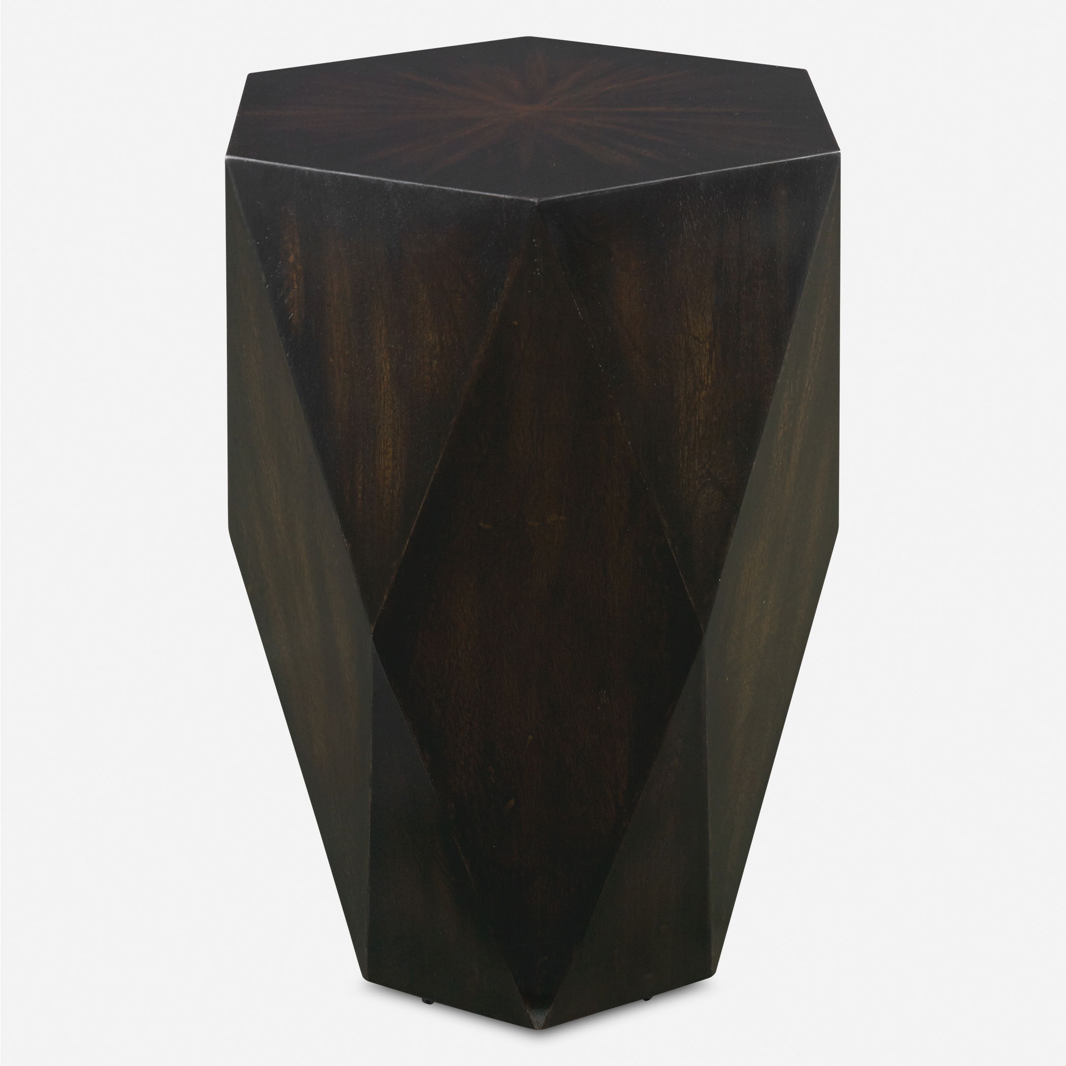 Volker Black Wooden Side Table large image 