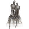 Courtship Antique Nickel Figurine, Decorative by Uttermost, 9.87" width x 18.87" height x 7.12" depth thumbnail 4