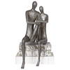 Courtship Antique Nickel Figurine, Figurines & Statue by Uttermost, 9.87" width x 18.87" height x 7.12" depth thumbnail 4