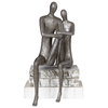 Courtship Antique Nickel Figurine, Figurines & Statue by Uttermost, 9.87" width x 18.87" height x 7.12" depth thumbnail 4