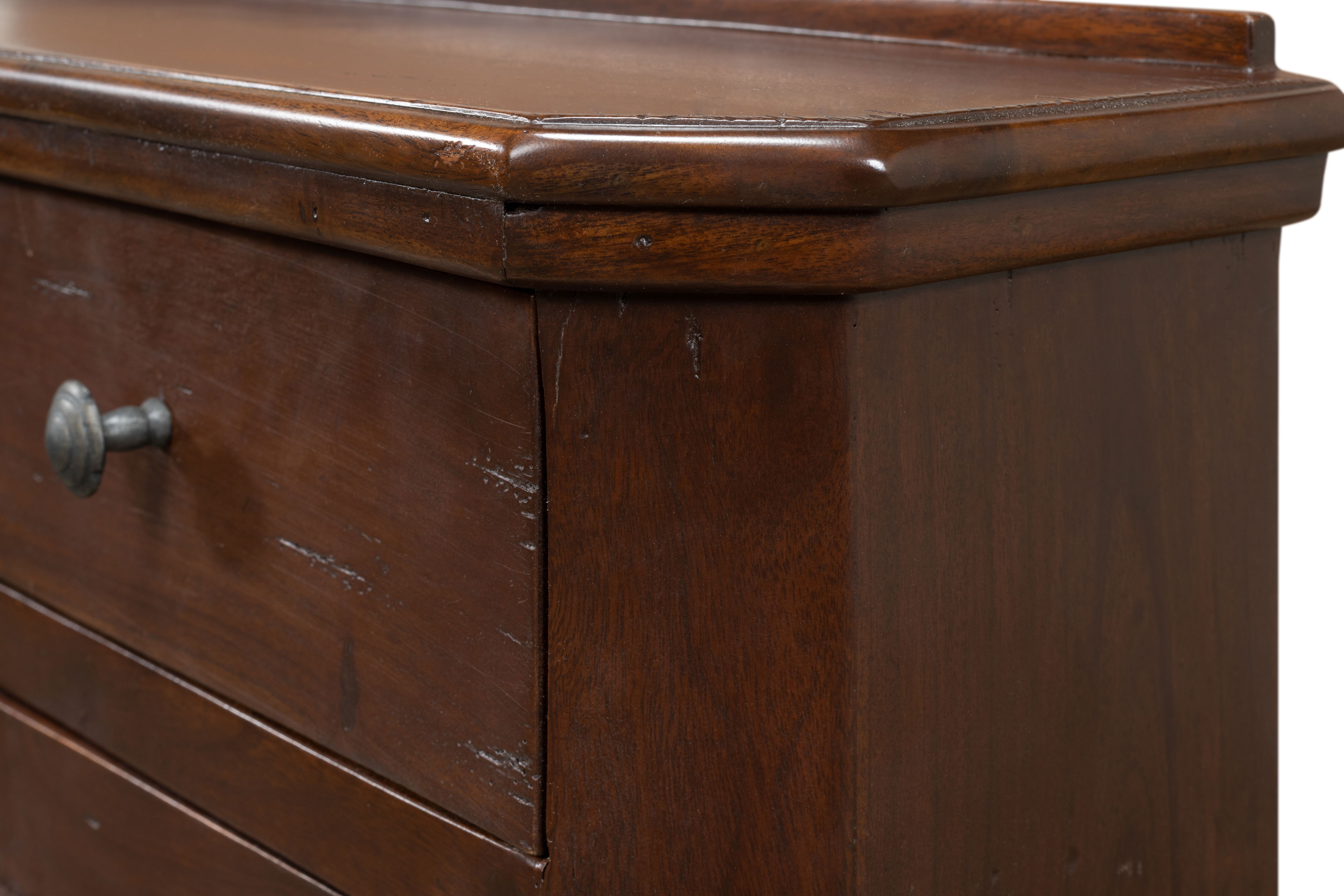 Austrian Hall Cabinet, Walnut, Cabinets & Sideboard by Sarreid, 26" length x 7" width x 35" height View 10