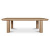 Anders Dining Table Large Natural, by Moe's Home, 98" width x 30" height x 42" depth thumbnail 1