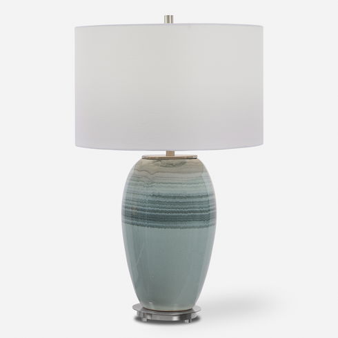 Caicos Teal Table Lamp