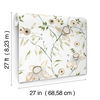 Dream Blossom White & Green Wallpaper thumbnail 7