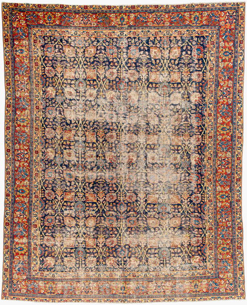 Antique One of a Kind Handmade Rug