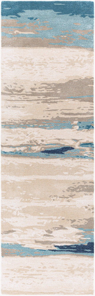 Kavita Handmade Rug, by Surya, 8' length x 2'6" width