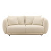 Briceida Sofa Cream, Sofas & Sectional by Dovetail, 84.12" width x 29.5" height x 40" depth thumbnail 2