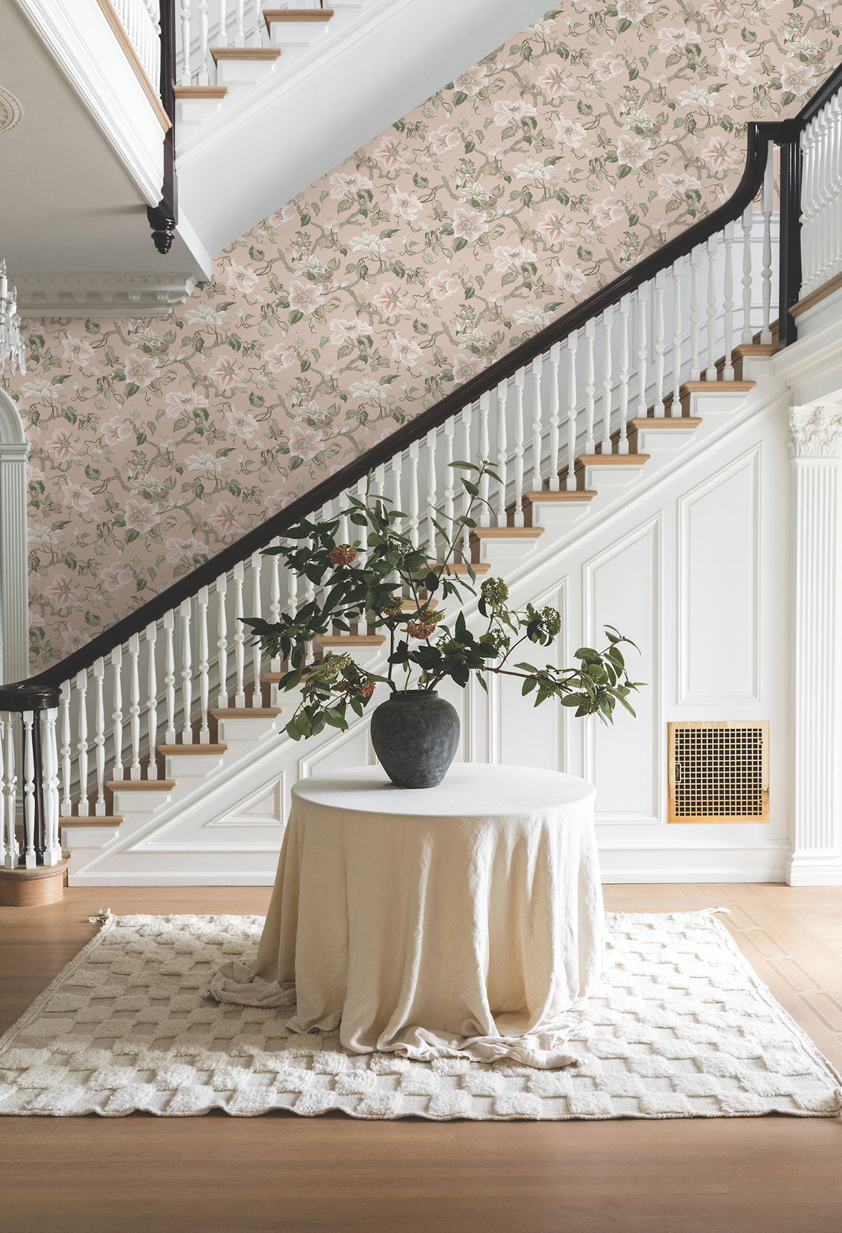 Marguerite Vine Blush Wallpaper large image 