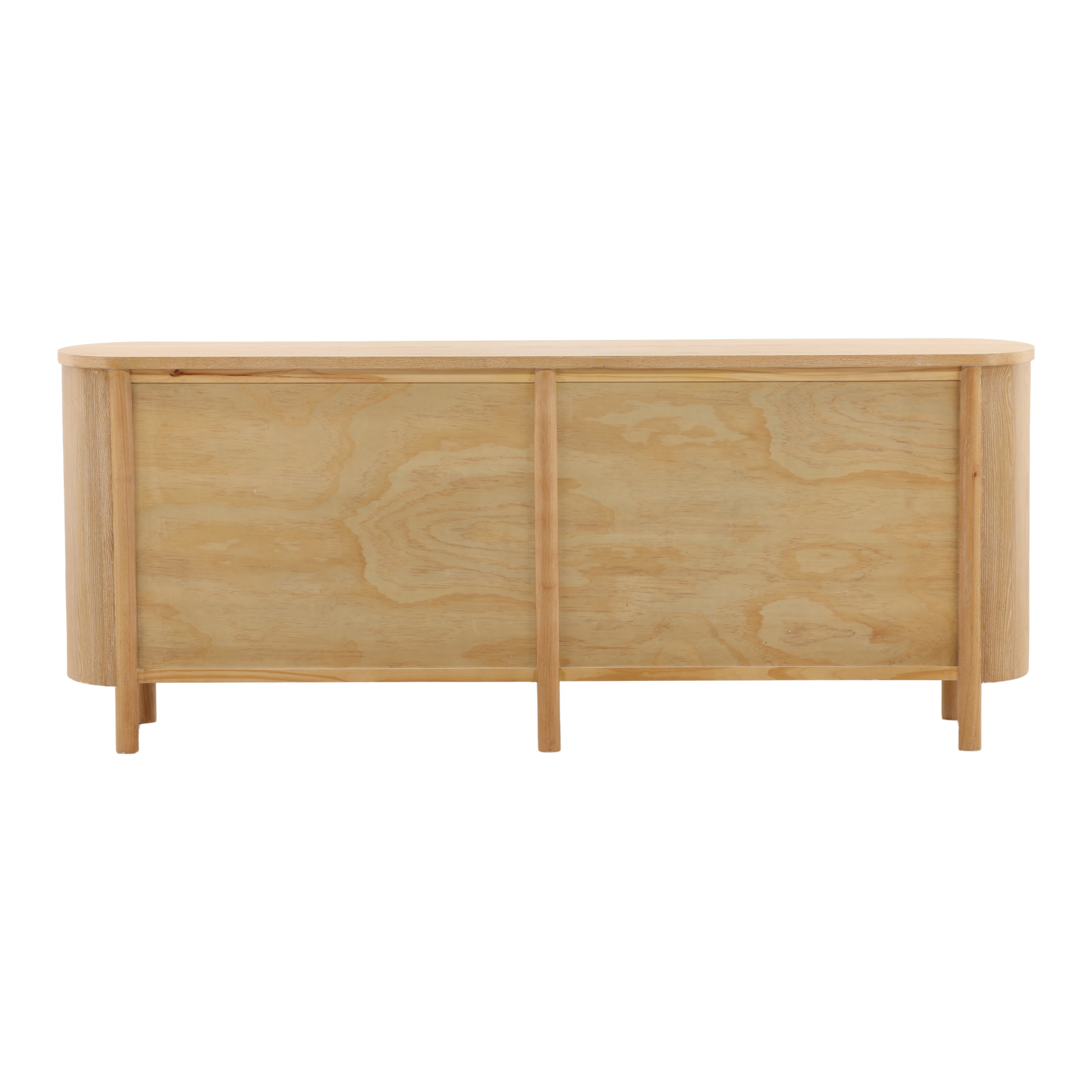 Raelyn Sideboard Natural, Sideboards & Buffet by Dovetail, 84.1" width x 34" height x 18.1" depth View 4
