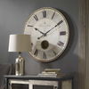Harrison Gray 30' Clock, by Uttermost, 30" width x 30" height x 2.5" depth thumbnail 2