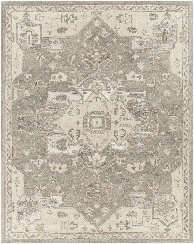 Caesar Handmade Rug, by Surya, 1'6" length x 1'6" width
