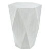 Volker White Side Table, Furniture by Uttermost, 18.5" width x 24" height x 17" depth thumbnail 1