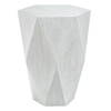 Volker White Side Table, Side & End Table by Uttermost, 18.5" width x 24" height x 17" depth thumbnail 1