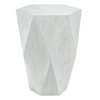 Volker White Side Table, Side & End Table by Uttermost, 18.5" width x 24" height x 17" depth thumbnail 1