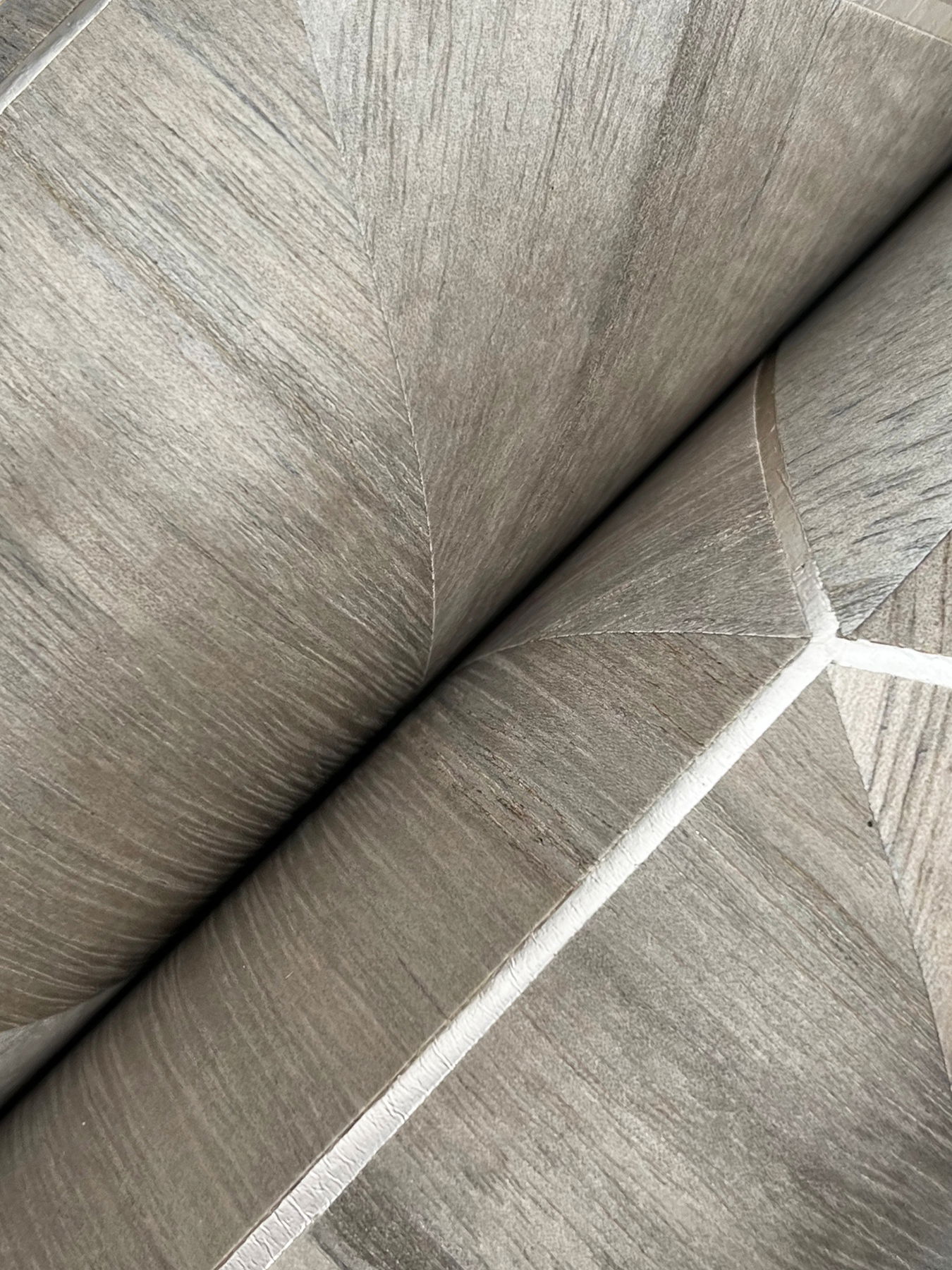 Hexagram Wood Veneer Caper Wallpaper large image 