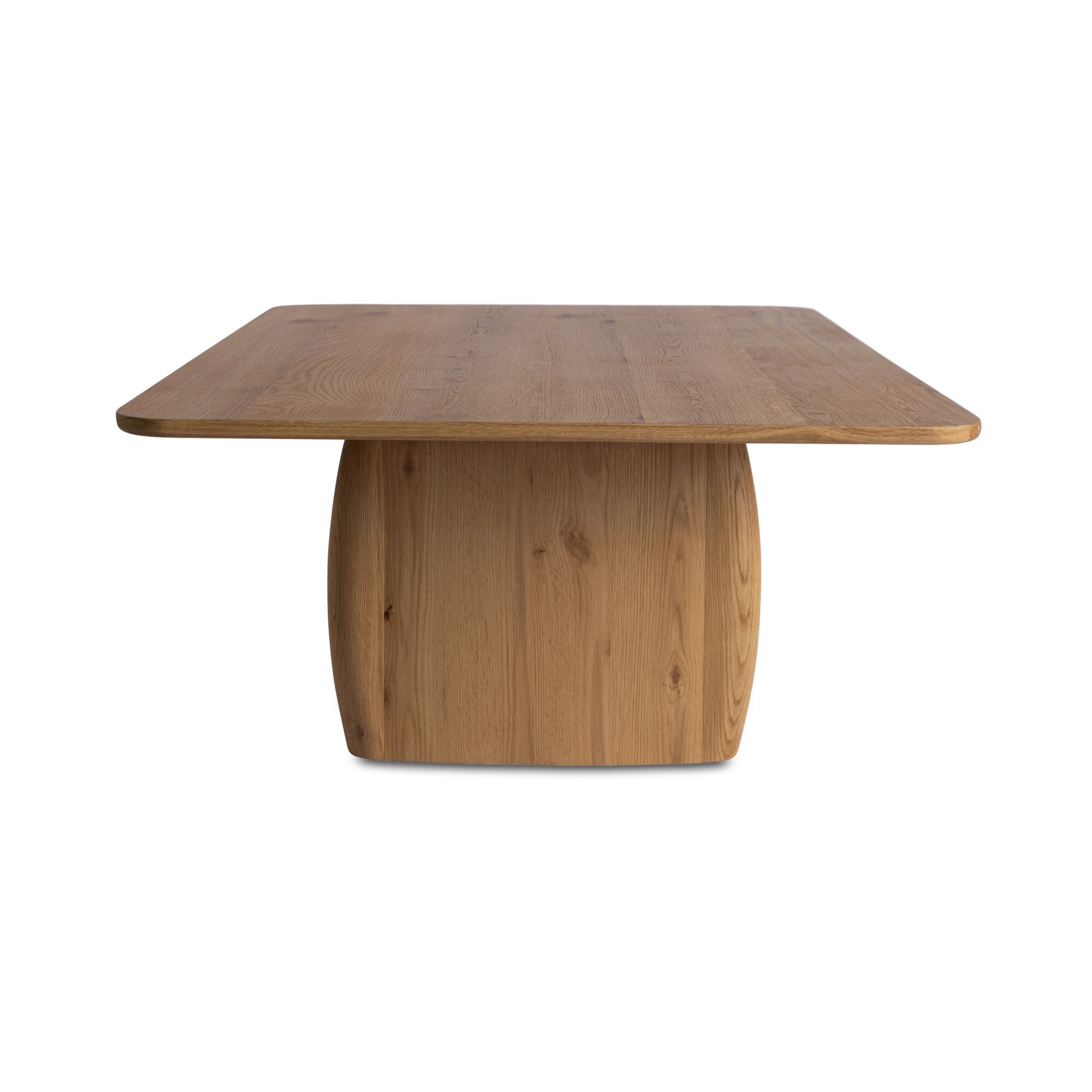 Winston Coffee Table Rustic Oak, by Moe's Home, 55" width x 17" height x 36" depth View 3