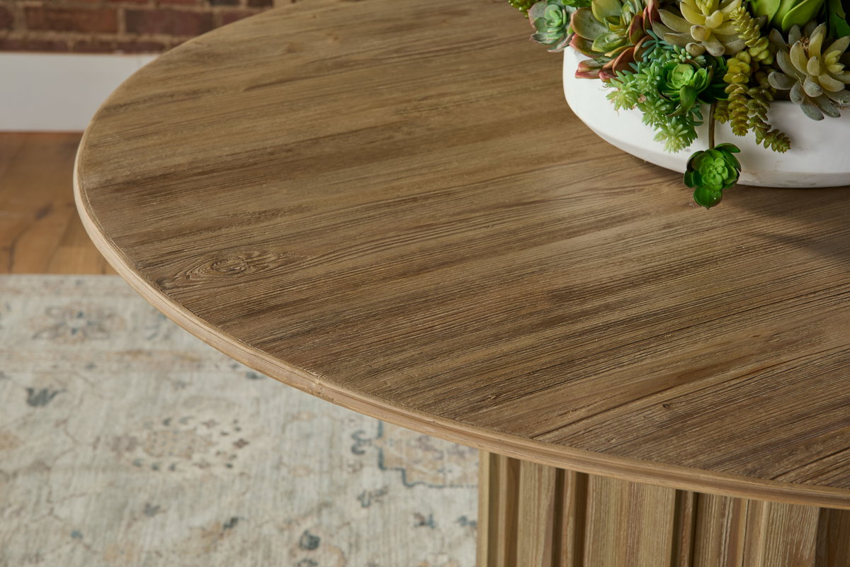 Roma 54' Round Dining Table, by Essentials for Living, 54" width x 30" height x 54" depth View 6