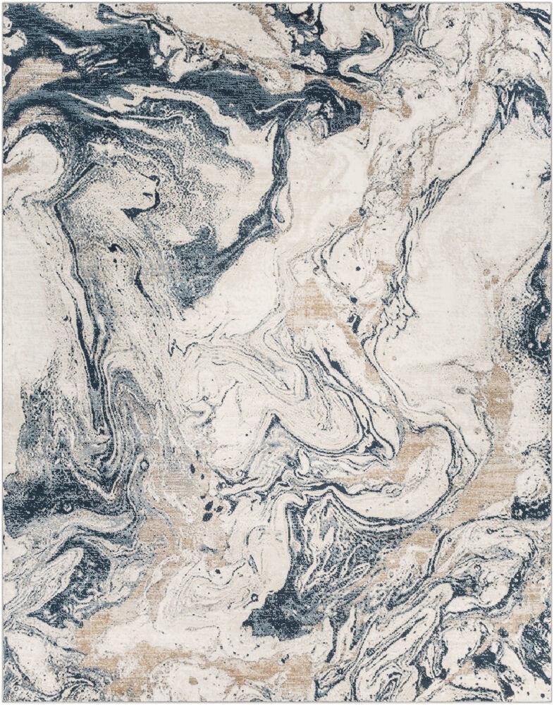 Allegro Machine Woven Rug, by Surya, 1'3.75" length x 1'3.75" width