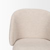 Shannon Dining Chair with Oatmeal Fabric & Matte Black Metal thumbnail 10