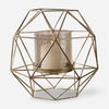 Myah Geometric Gold Candleholder thumbnail 0