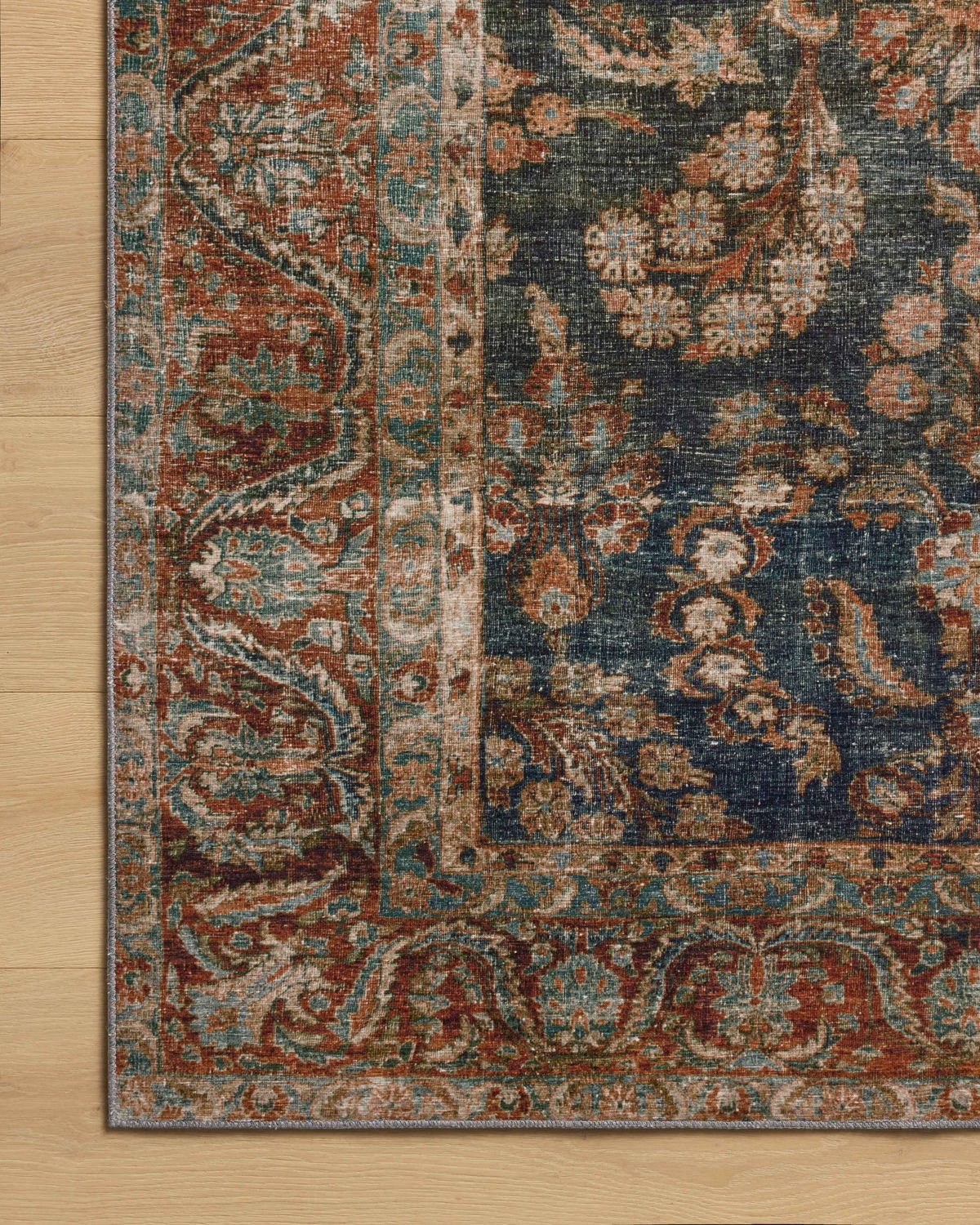 Chris Loves Julia x Loloi Jules Rug, 1'6" length x 1'6" width View 6