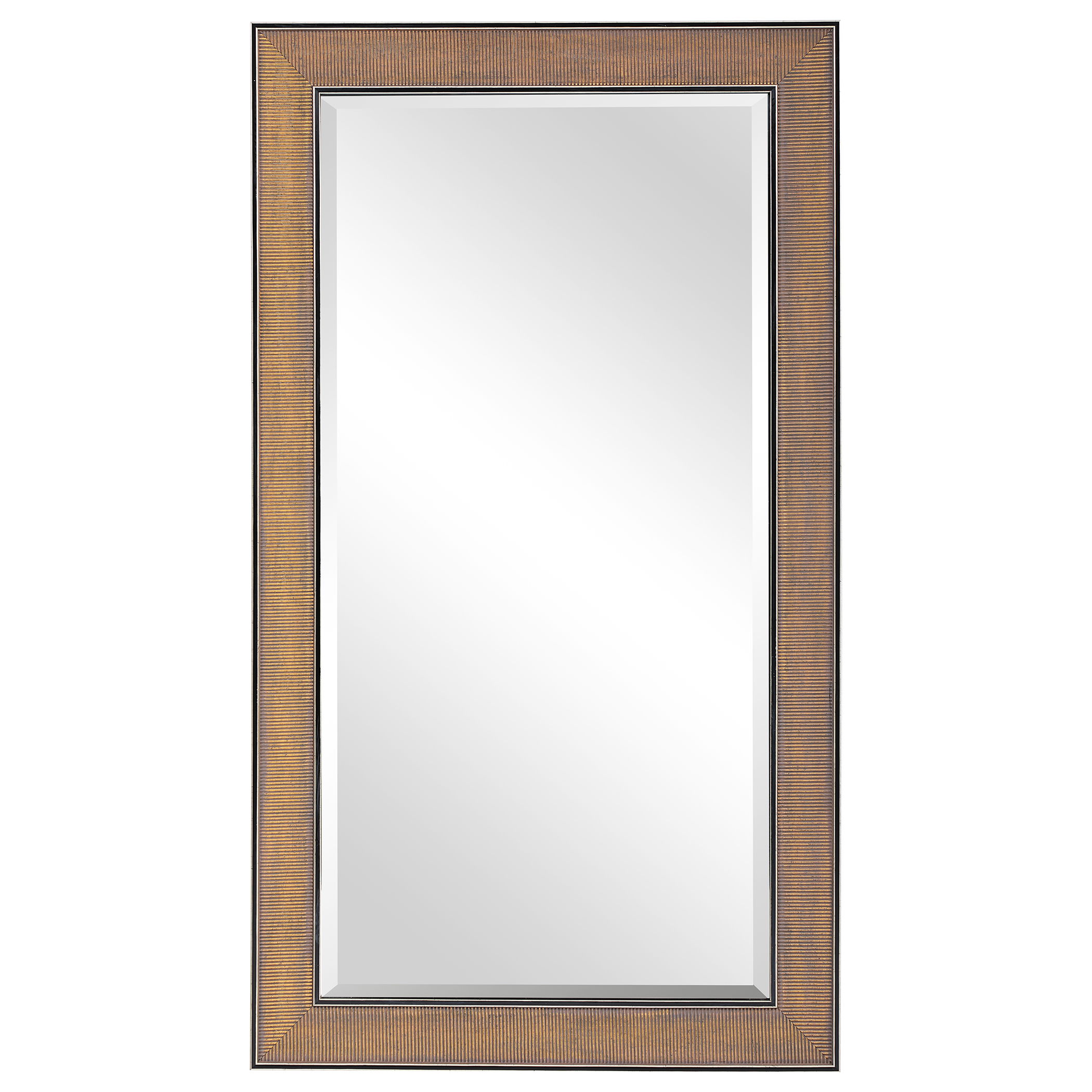 Valles Golden Rust Mirror large image 