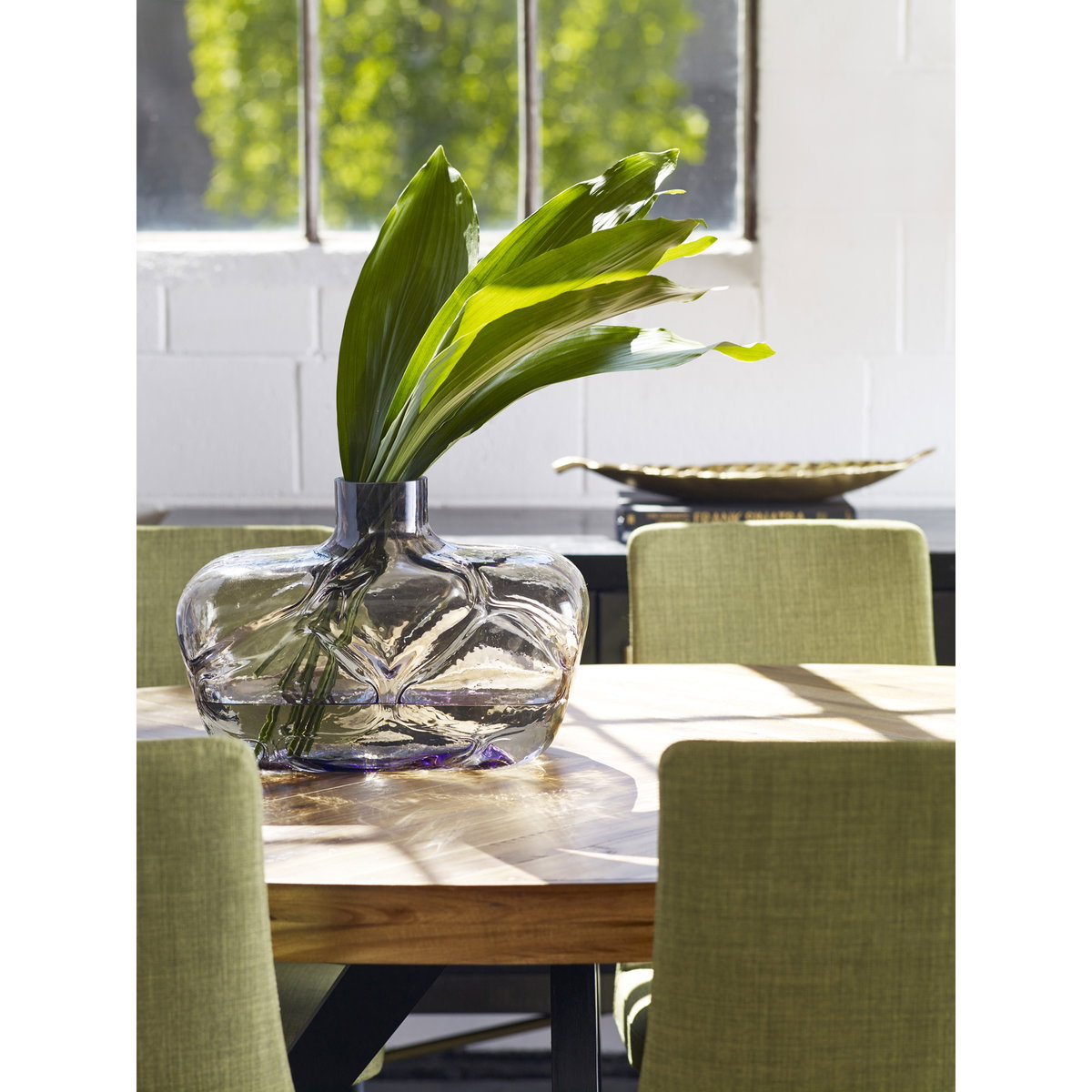 Parq Oval Dining Table Amber, by Moe's Home, 72" width x 30.5" height x 42.5" depth View 16