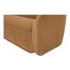 Faye Sofa Tan Faux Mohair, Sofas & Sectional by Moe's Home, 92" width x 29" height x 35" depth thumbnail 5