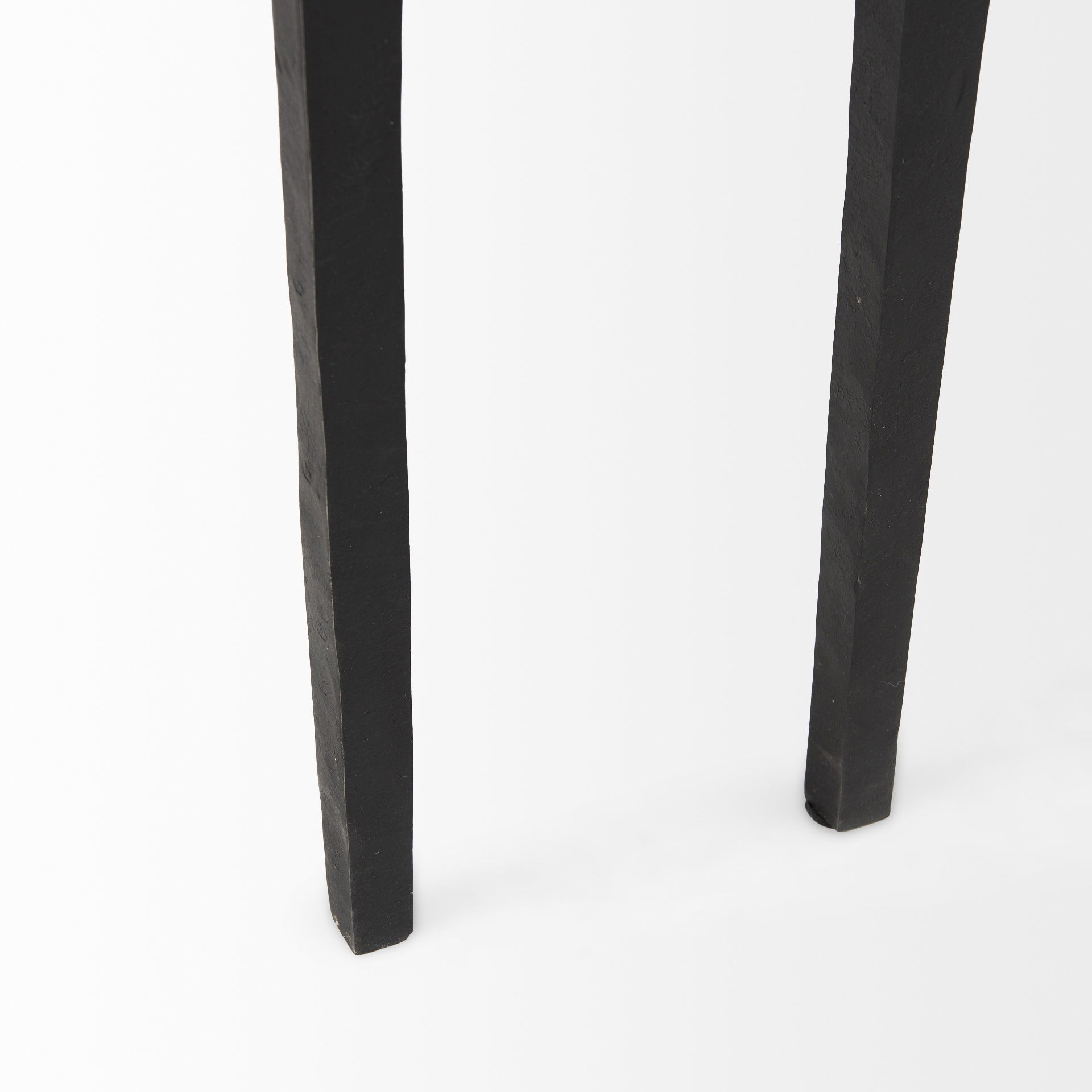 Timothy  48.0 X 8.0 X 30.0 Ebony Black Iron Console Table large image 