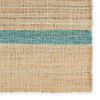 Vitelli Handmade Striped Beige/ Blue Area Rug (8''X10'') thumbnail 4