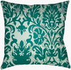 Moody Damask Accent Pillow, Decorative Pillow by Surya, 18" length x 18" width thumbnail