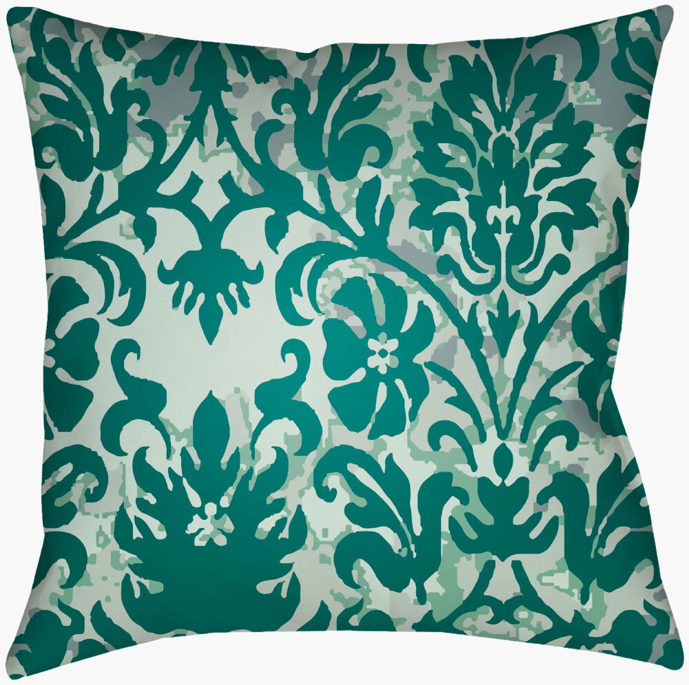 Moody Damask Accent Pillow large image 