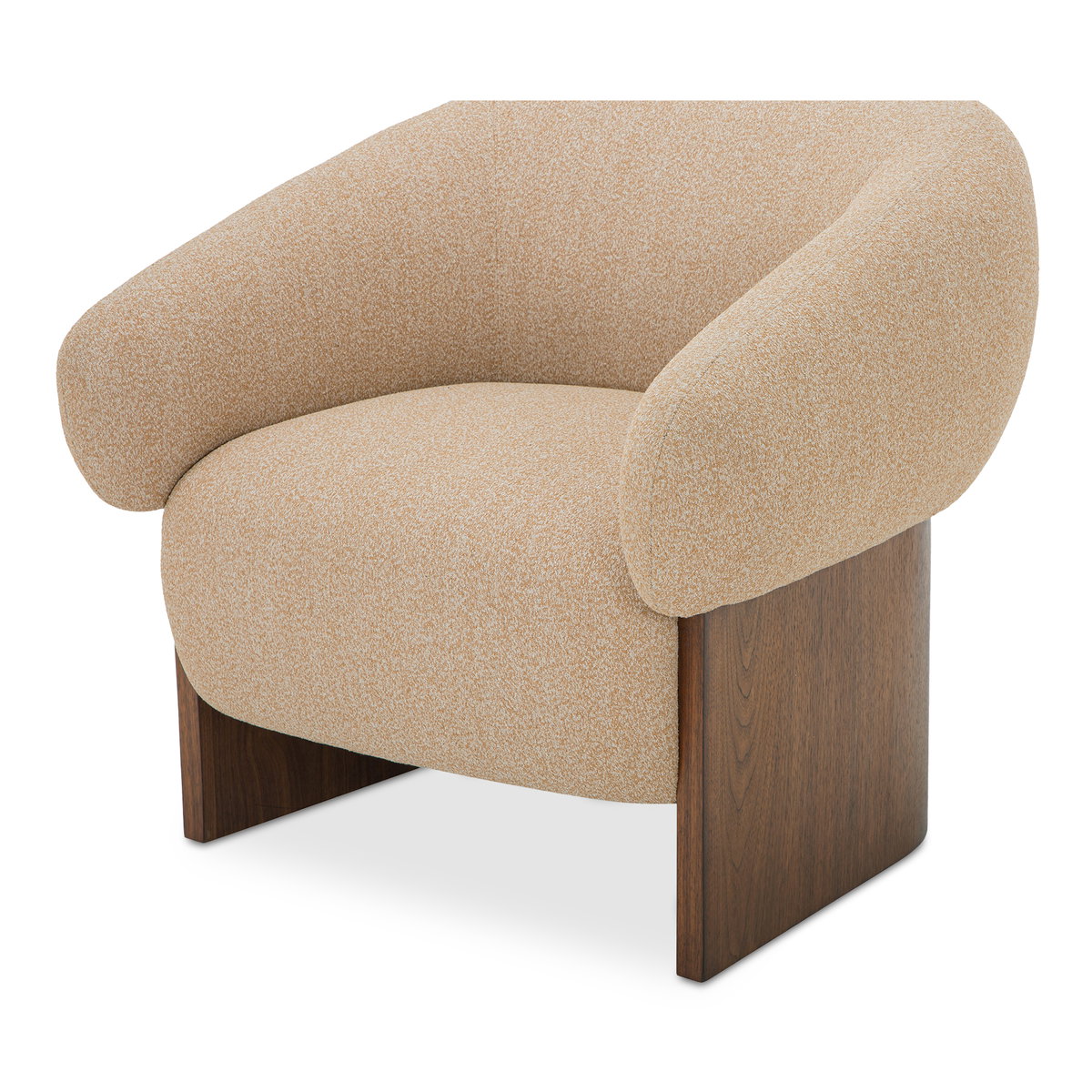 Otto Accent Chair Flecked Tan, by Moe's Home, 33.27" width x 29.5" height x 29.7" depth View 5
