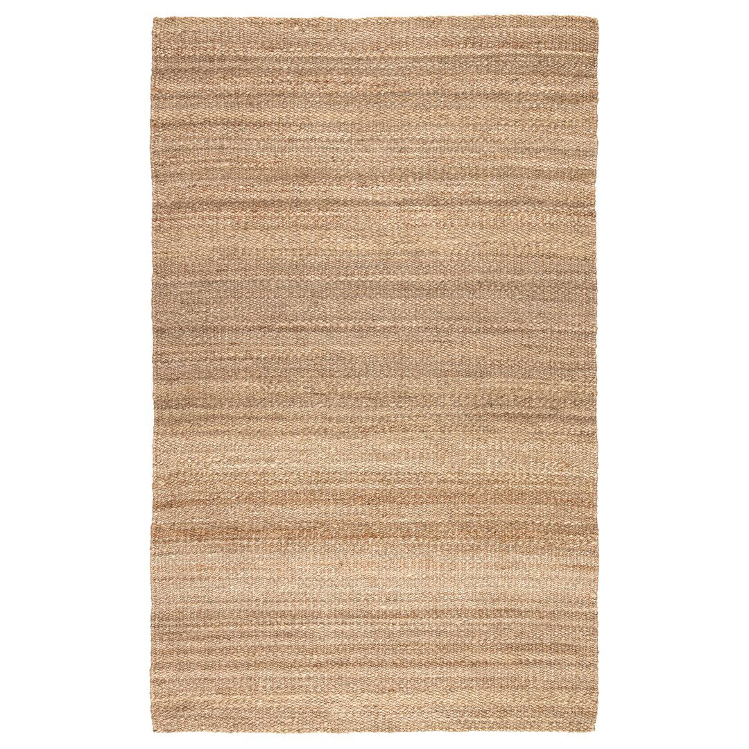 Rhein Natural Solid Tan Area Rug (5'X8') large image 