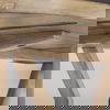 Viktor 84'L Light Brown Solid Wood Dining Table thumbnail 6