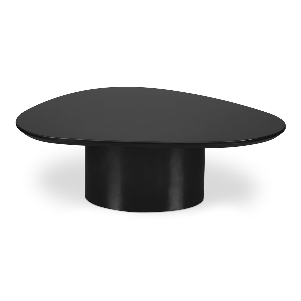 Eden Coffee Table Black Lacquer, by Moe's Home, 46" width x 16" height x 31.5" depth View 1