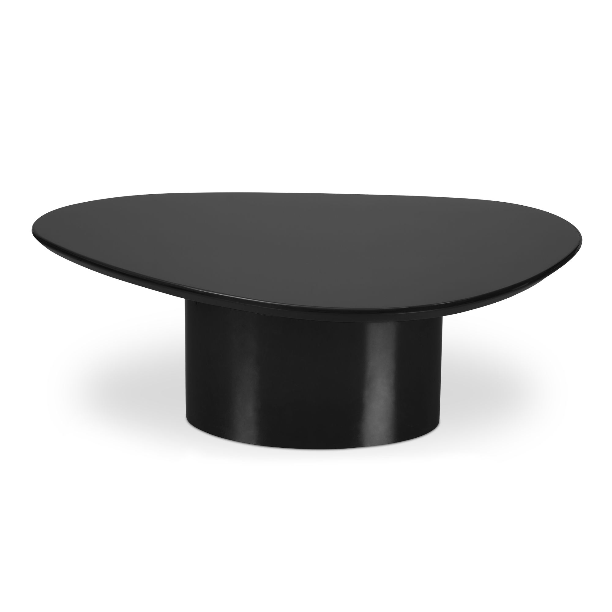 Eden Coffee Table Black Lacquer, by Moe's Home, 46" width x 16" height x 31.5" depth View 3