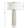 Parilli Taupe Gray Table Lamp, by Uttermost, 20" width x 35" height x 20" depth thumbnail 3