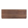 Round Off Queen Bed Walnut Brown thumbnail 4