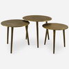 Kasai Gold Coffee Tables, S/3 thumbnail 0