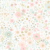 Posey Sidewall Pastel Peel & Stick Wallpaper, by York Wall, 20' length x 1'8.5" width x 0.02" depth thumbnail