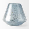 Robyn Short Blue Glass Vase thumbnail 3