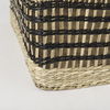 Nia  Set of 2 Light Brown Seagrass Rectangular Basket with Handles thumbnail 7