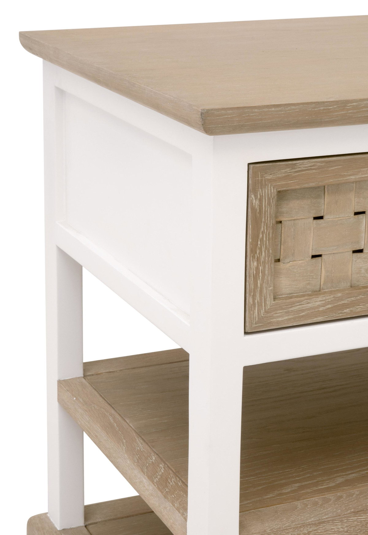 Weave 1-Drawer Side Table, Side & End Table by Essentials for Living, 23.5" width x 25.25" height x 18.5" depth View 8