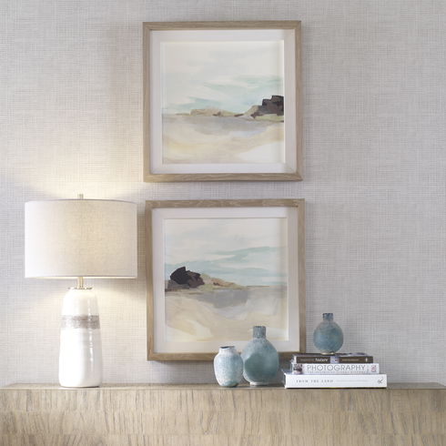 Glacial Coast Framed Prints, Set/2
